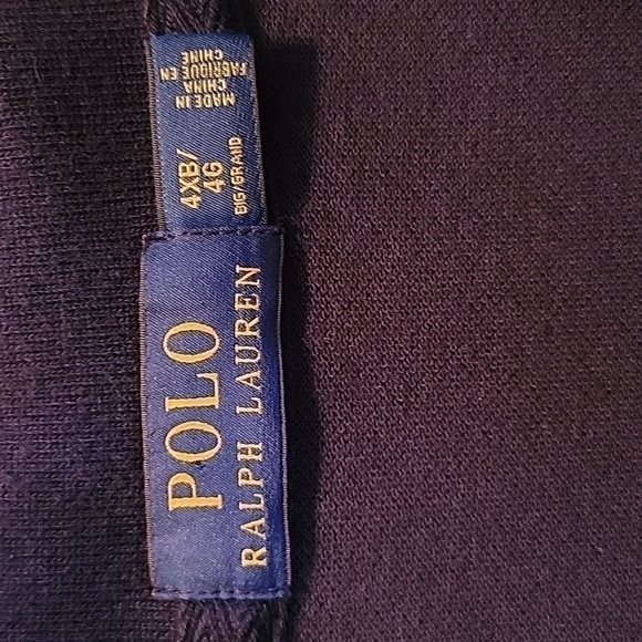 Polo By Ralph Lauren, Team USA #10, Polo Shirt, Navy, Size 4XB. - Picture 10 of 15